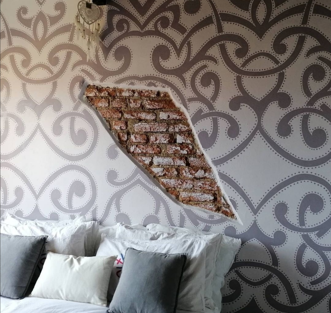 decorazione murale, stile pizzo